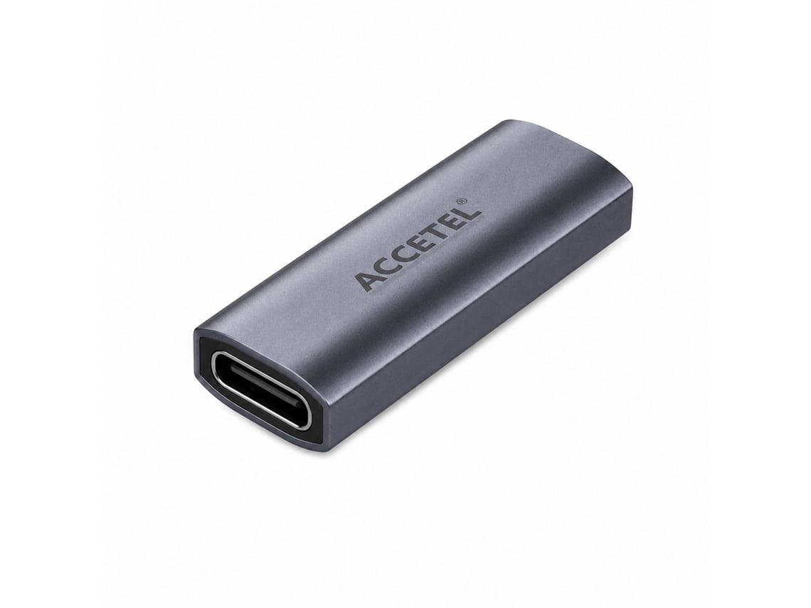 Adaptador Usb4 Type c F para Type c F ACCETEL Ad177 Cinzento Escuro
