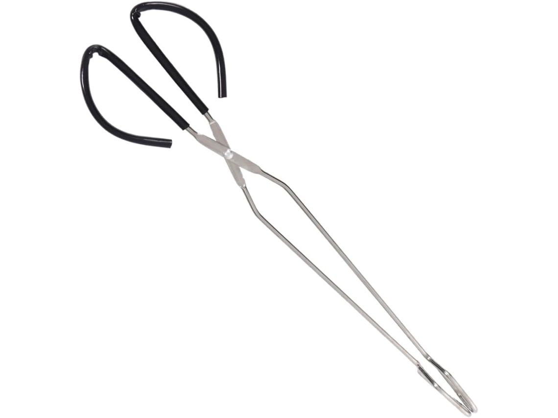 Pinça Para Churrasco Shineofi Em Aço Inoxidável, Cabo Longo Ergonômico Anti Escaldante, Tesoura Para Grelhar, Utensílio