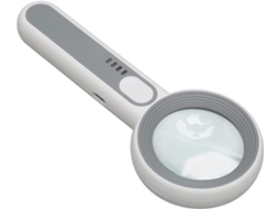 Lupa SFUSHOS portátil, luz LED, 5x, para idosos