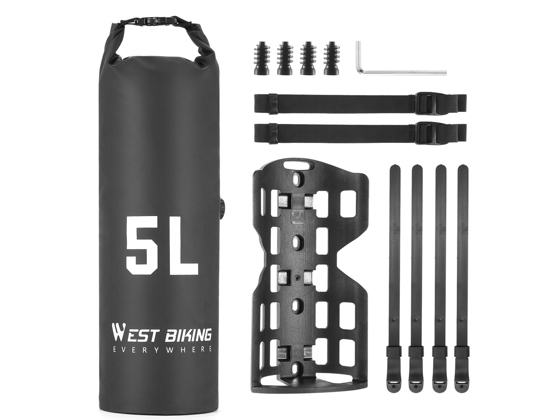 Business bolsa para Bicicleta 5l Impermeável Frente Garfo Scooter Elétrico Acessórios Ciclismo