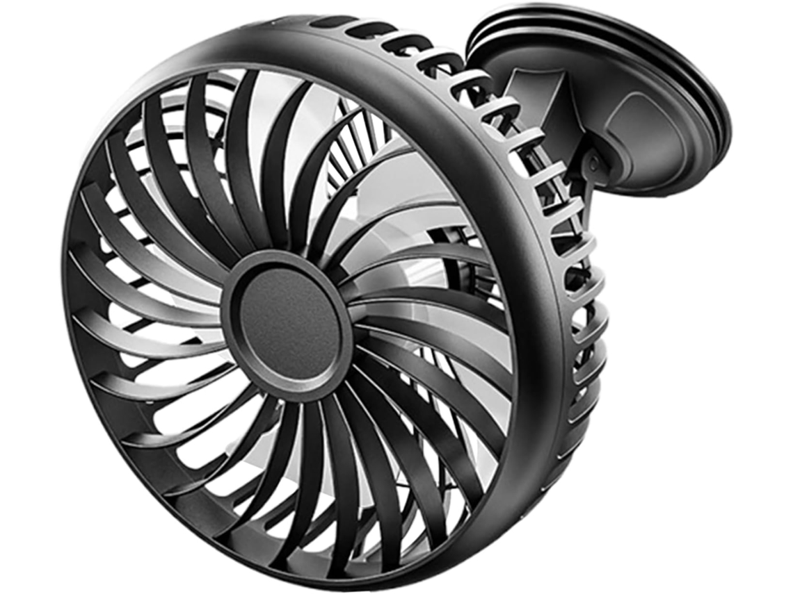 Ventilador Com Ventosa De 3 Velocidades, Alimentado Por Usb, Silencioso