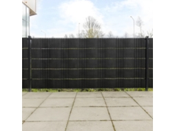 Vidaxl Telas De Varanda 10 Pcs 255x19 Cm Vime Pe Preto