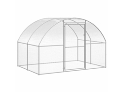 Vidaxl Galinheiro De Exterior 3x2x2 M Aço Galvanizado