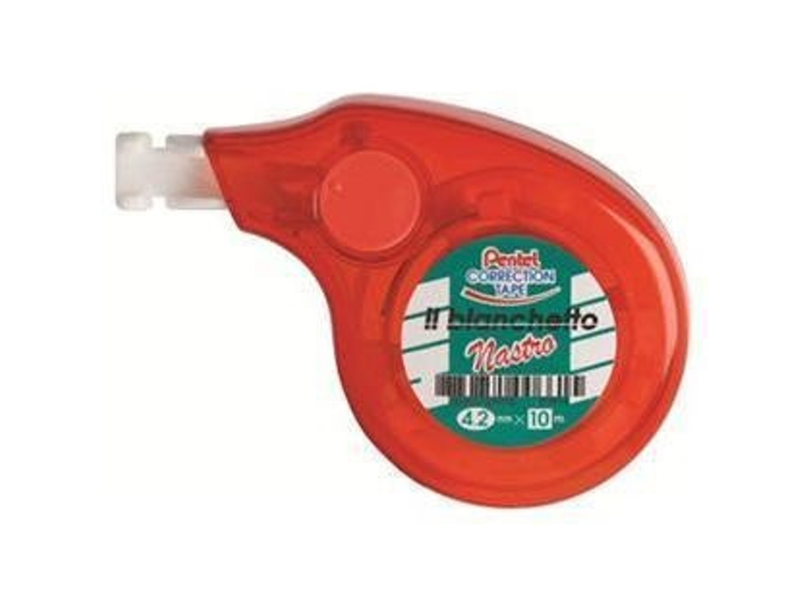 Filme/fita de correção PENTEL Ztn14Bwi 10 M vermelho