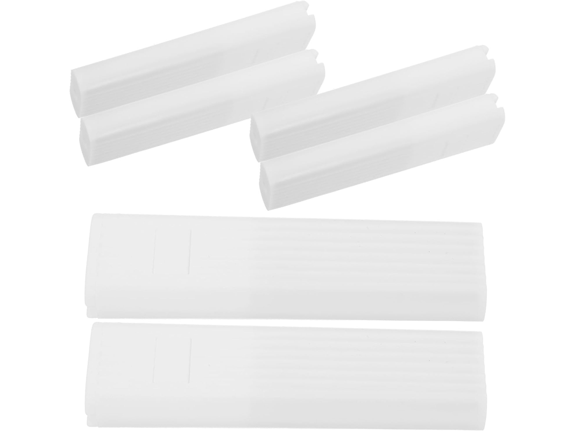 Suporte Garvalon Para Fácil Instalação E Operação De Persianas Rolo Com Corrente, 6 Peças, Pompom Branco Para Cortinas E