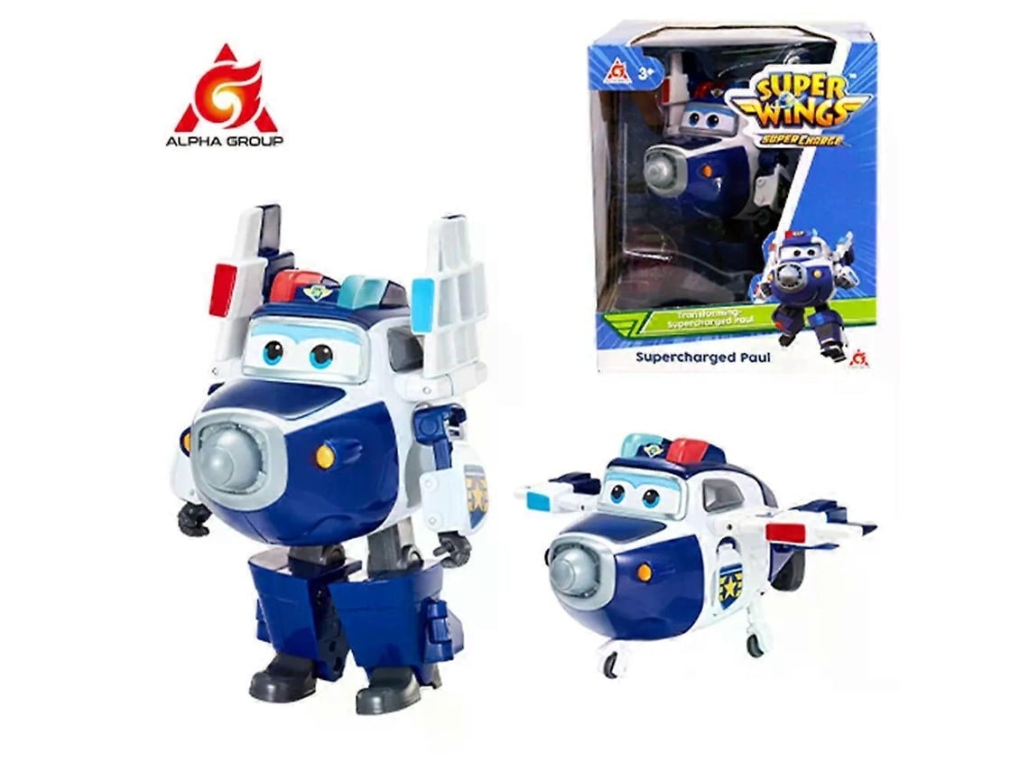 Figuras De Ação Transformáveis 5 Polegadas, Brinquedo Para Criançassupercharged Paul