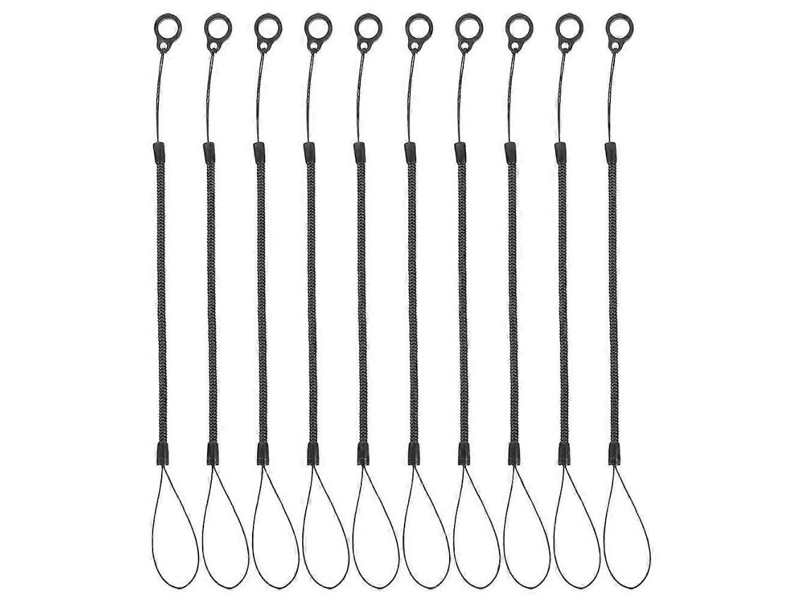 Conjunto De 8 Cordões Elásticos Anti-perda Para Canetas Stylus - Alça Retrátil Com Mola Para Celulares E Tablets - Corda De Segurança Para Escrit