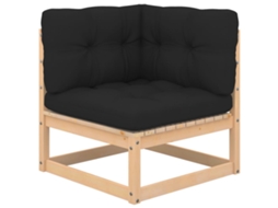 Corner Sofa, Corner Sofas Vidaxl Antracite Madeira De Pinho (n/a)