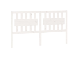 Bed Headboard, Bed Headboards Vidaxl Branco Madeira De Pinho (165.5 X 100 Cm)