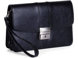 Bolsa ITACA Preto (Couro Sintético - 24x16x6 cm)