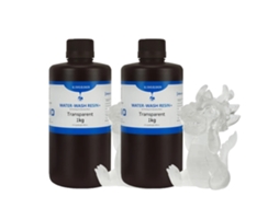 Resina Para Impressora 3d, Lavável Com Água, Compatível Com Impressoras Lcd, 2kg Trans Água Resi