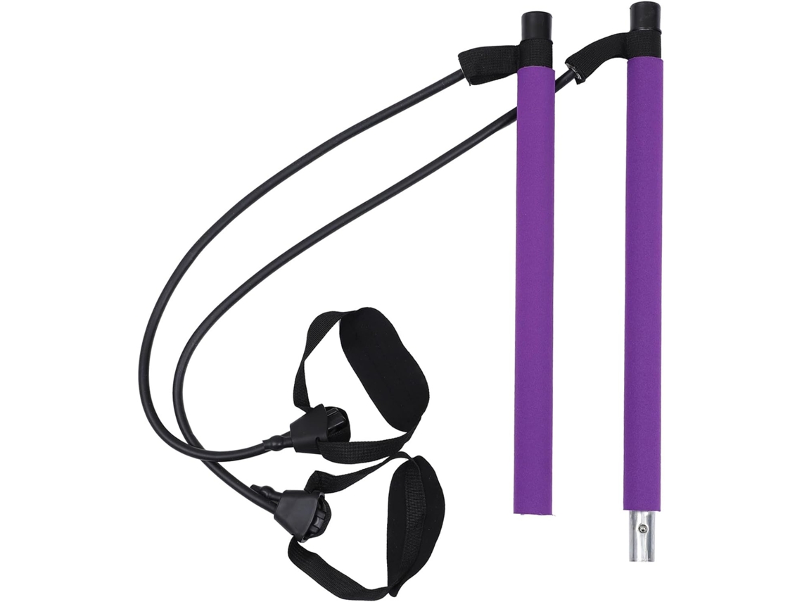 Barra De Pilates Portátil, 90 Cm, Com Pegas Acolchoadas Para Treino