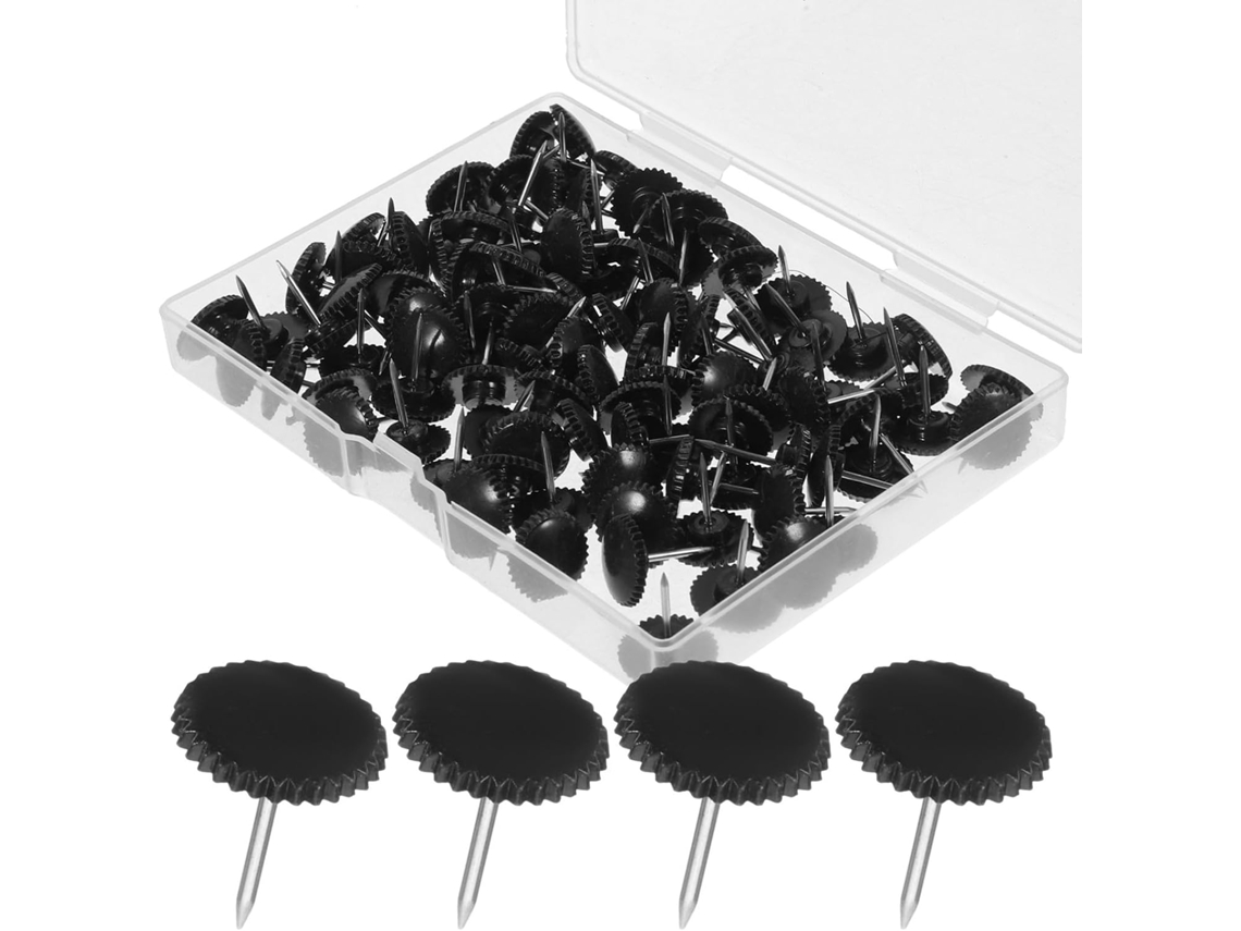 100 Tachinhas de Plástico Multifuncionais Peto para Murais e Pintura, Leves e Duráveis, Pacote Com 100 Unidades para
