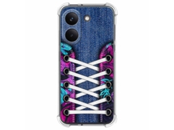 Capa Tumundosmartphone De Silicone À Prova De Choque Para Xiaomi Poco X8 Pro 5g Estampa De Tênis 6 Desenhos