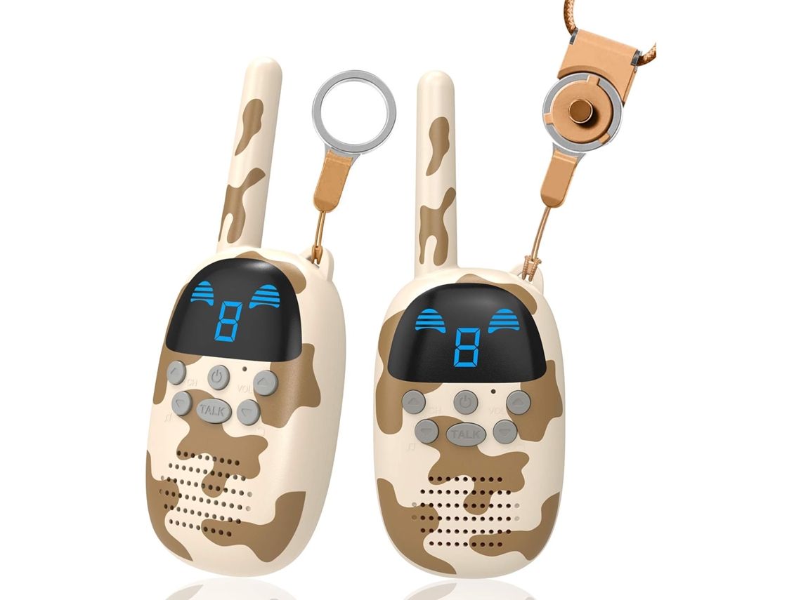 Walkie talkie infantil Wabjtam com design estiloso AQUAFORGE