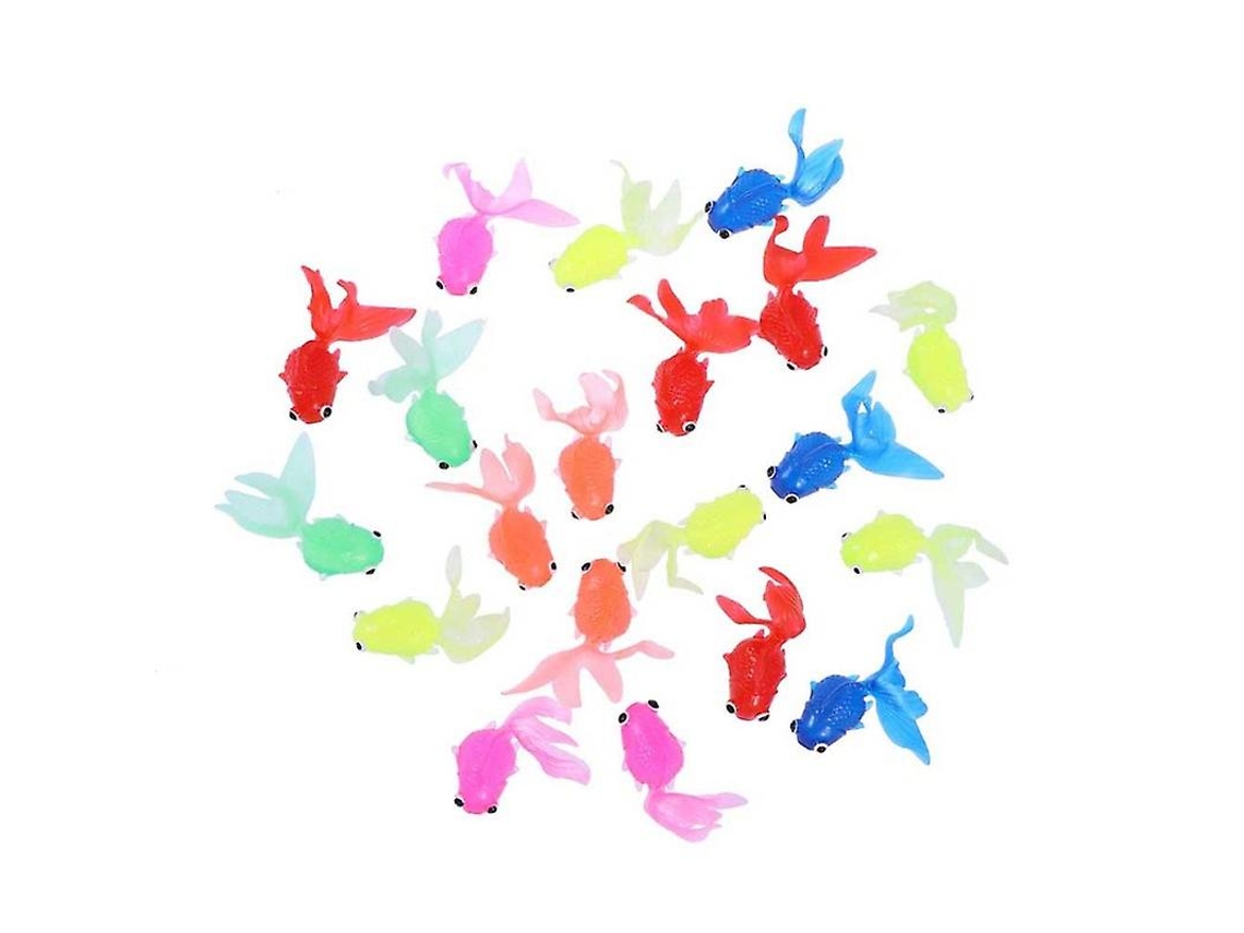 12 Peças De Peixe Dourado Infantil Tpr Allinless
