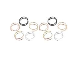 10 Anillos De Nariz Decorativos De Acero Inoxidable