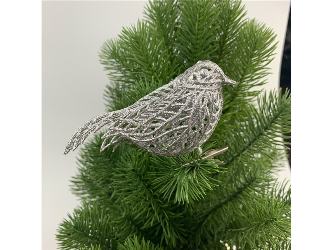 Laxiscreed Enfeite De Natal Com Pássaro E Clip, 16cm, Ideal Para Decoração Natalícia