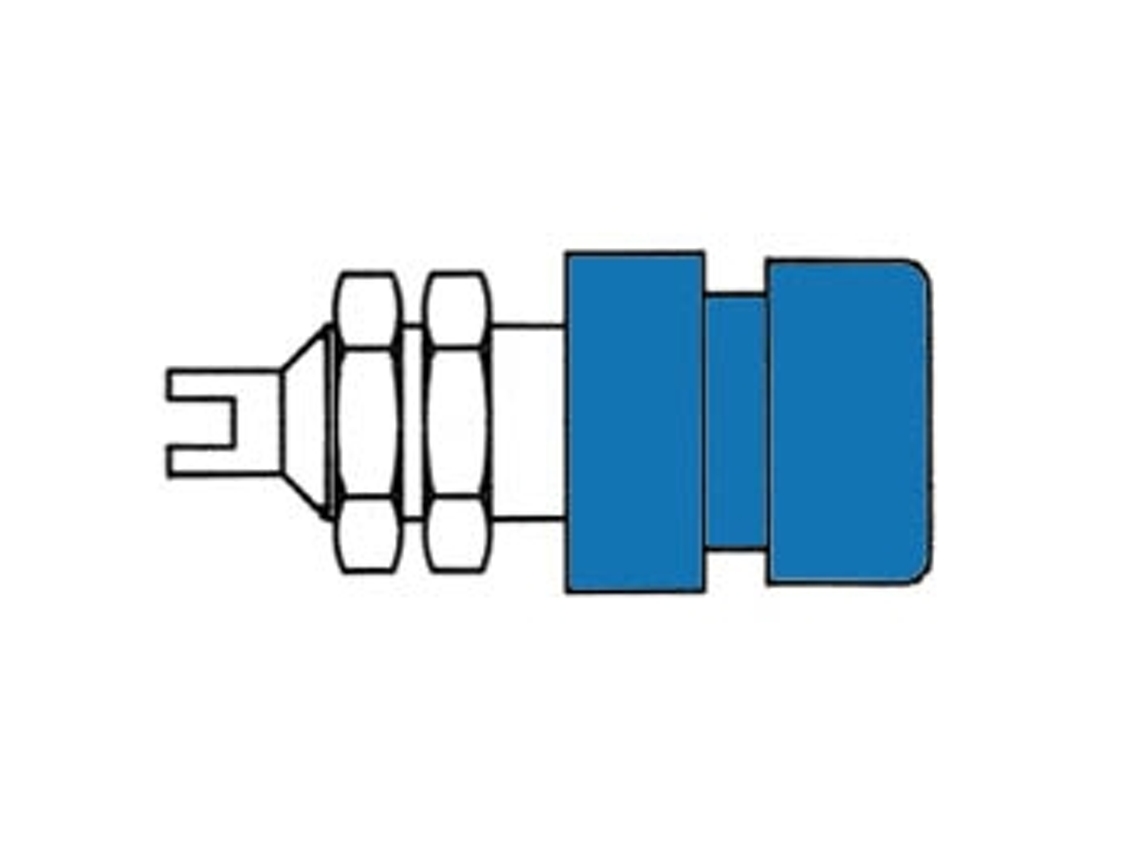 Soquetes Isolados 4Mm / Azul Bil 20 VELLEMAN