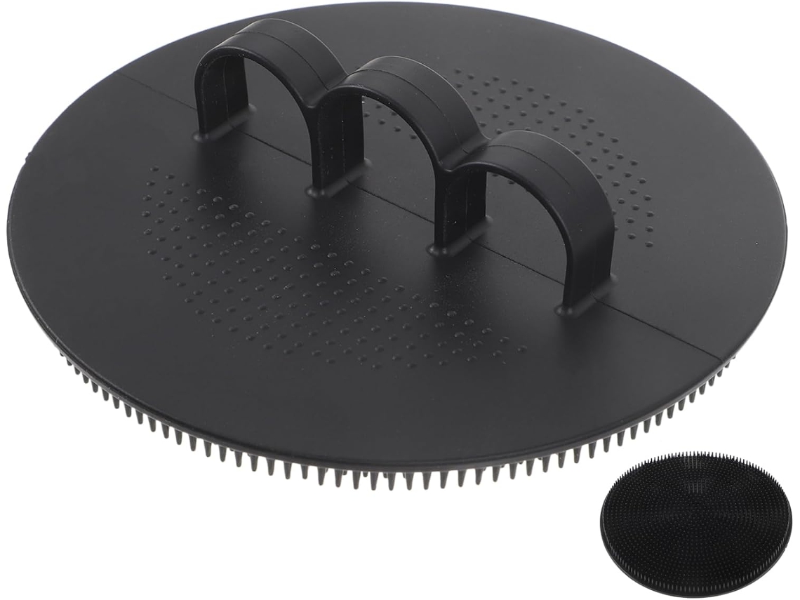 Escova De Banho Silicone Macia E Esfoliante, Escova De Silicone Portátil Para Limpeza Corporal Prática Em Casa E No