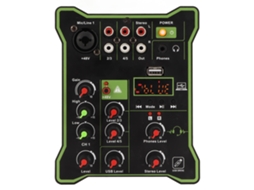 Mesa de Áudio LAXISCREED 5 Canais Bluetooth Usb