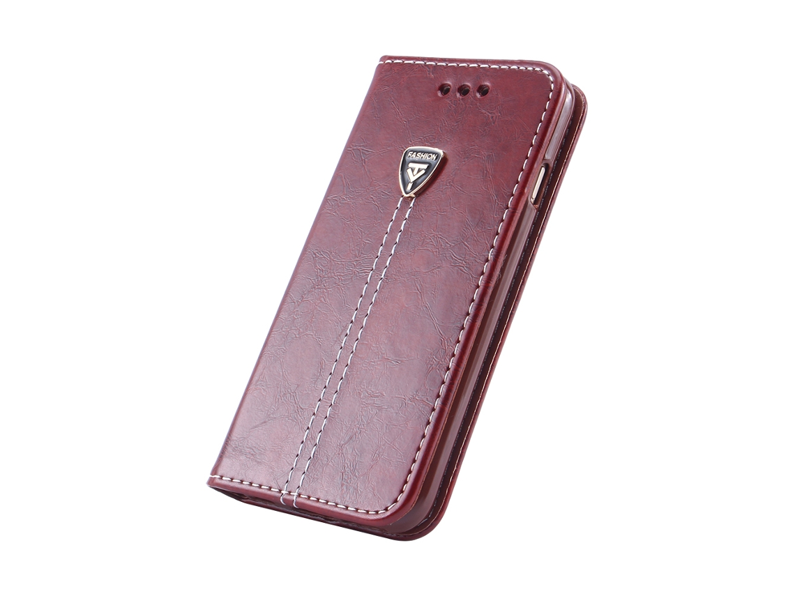 Capa de Couro LAXISCREED Samsung S6 Flip Esquerda direita