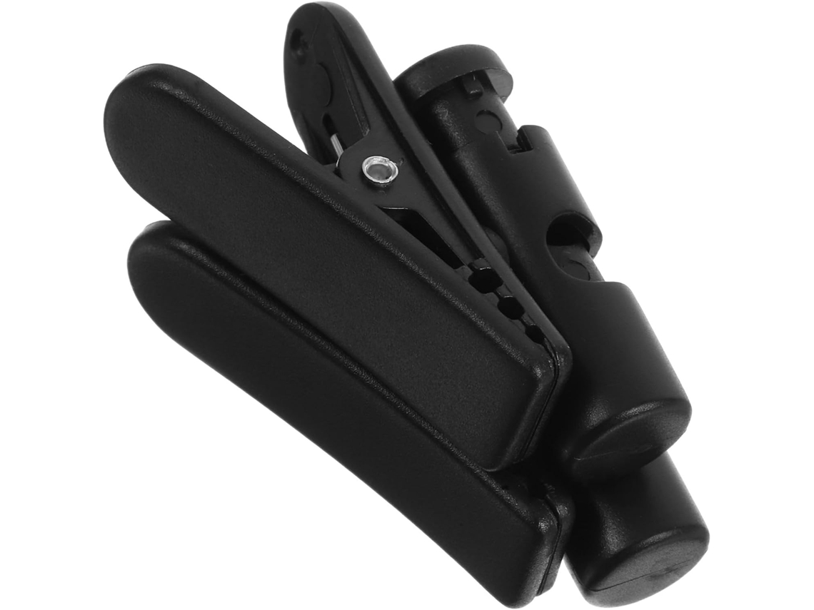 Clip Noir Casque De Abs À Degrés Câble Le 360 Rotatif Lote De 2 Peças Para Fixador Em Clipsser Vetements D '