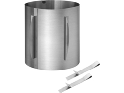 Anel de Bolo de Aço Inox Ajustável 20cm com Escala ZYBLSSBB