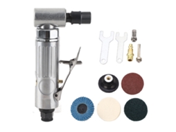 Conjunto De Esmerilado Neumático Esmeril Angular Derecho 0.3hp Motor Mandriles 1/4 1/8 Velocidad Ajustable