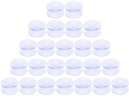 24 Ventosas De Silicone Dupla Face Antiderrapantes Para Mesas Vidro, Resistentes Ao Desgaste, Ideais Para Decoração De