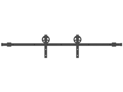 Sliding Door Hardware Kit, Sliding Door Hardware Kits Vidaxl (183 Cm)