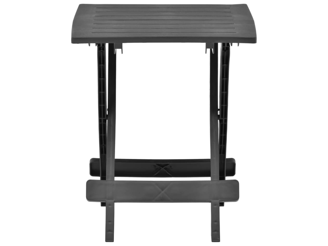 Mesa de jardim dobrável em plástico antracite MAISON EXCLUSIVE 45x43x50 cm