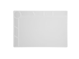 Tapete De Mesa Com Almofada De Silicone Para Isolamento Térmico Plataforma De Manutenção Para Reparo 34*23cm