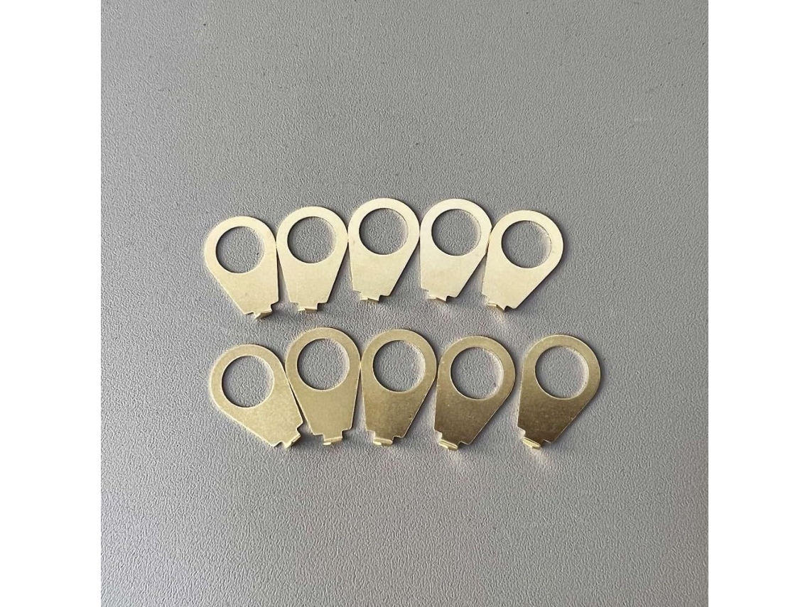 Embalagem Com 10 Arruelas Indicadoras De Posição De Knobs Para Guitarra, Compatíveis Com Instrumentos Estilo