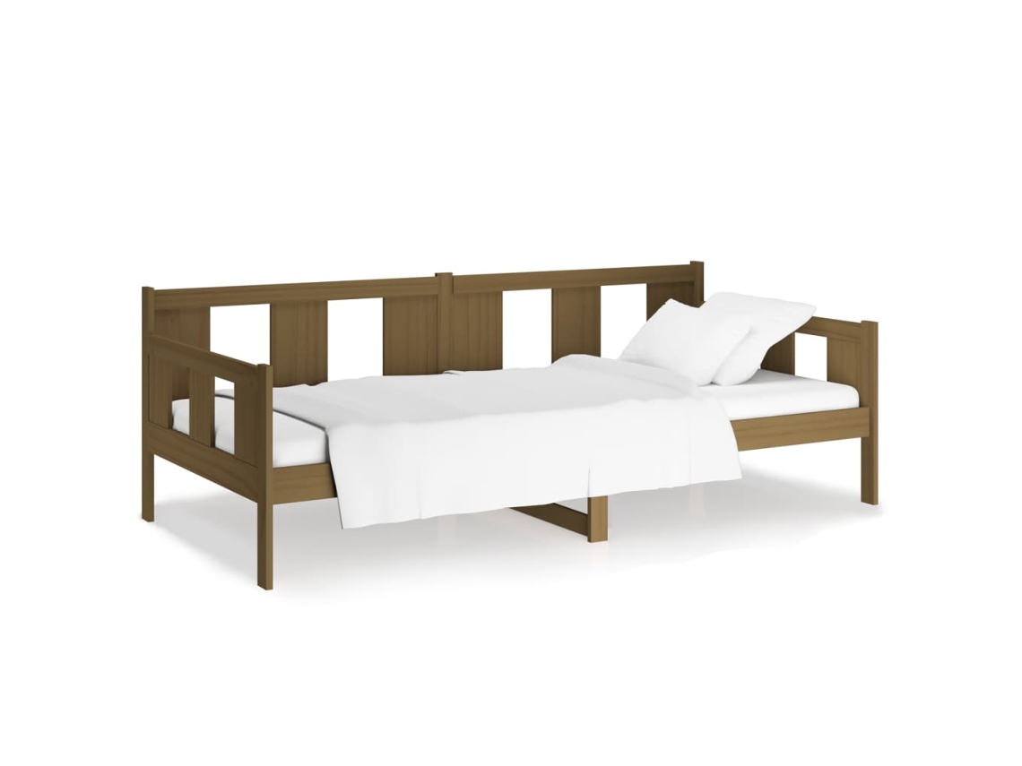 Day Bed, Day Beds Vidaxl Marrom Madeira De Pinho (90 X 190 Cm)