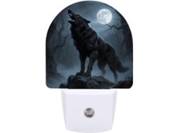 Luminária De Parede Com Sensor Crepuscular, Led 0,5 W, Design Moderno
