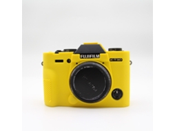 Capa para Fujifilm X t30 Capa de Silicone para Câmera CUICH (amarela)