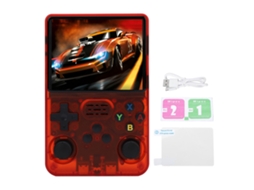 Console de jogos portátil EOOCOO, tela IPS 3,5 polegadas, armazenamento 32GB+64GB