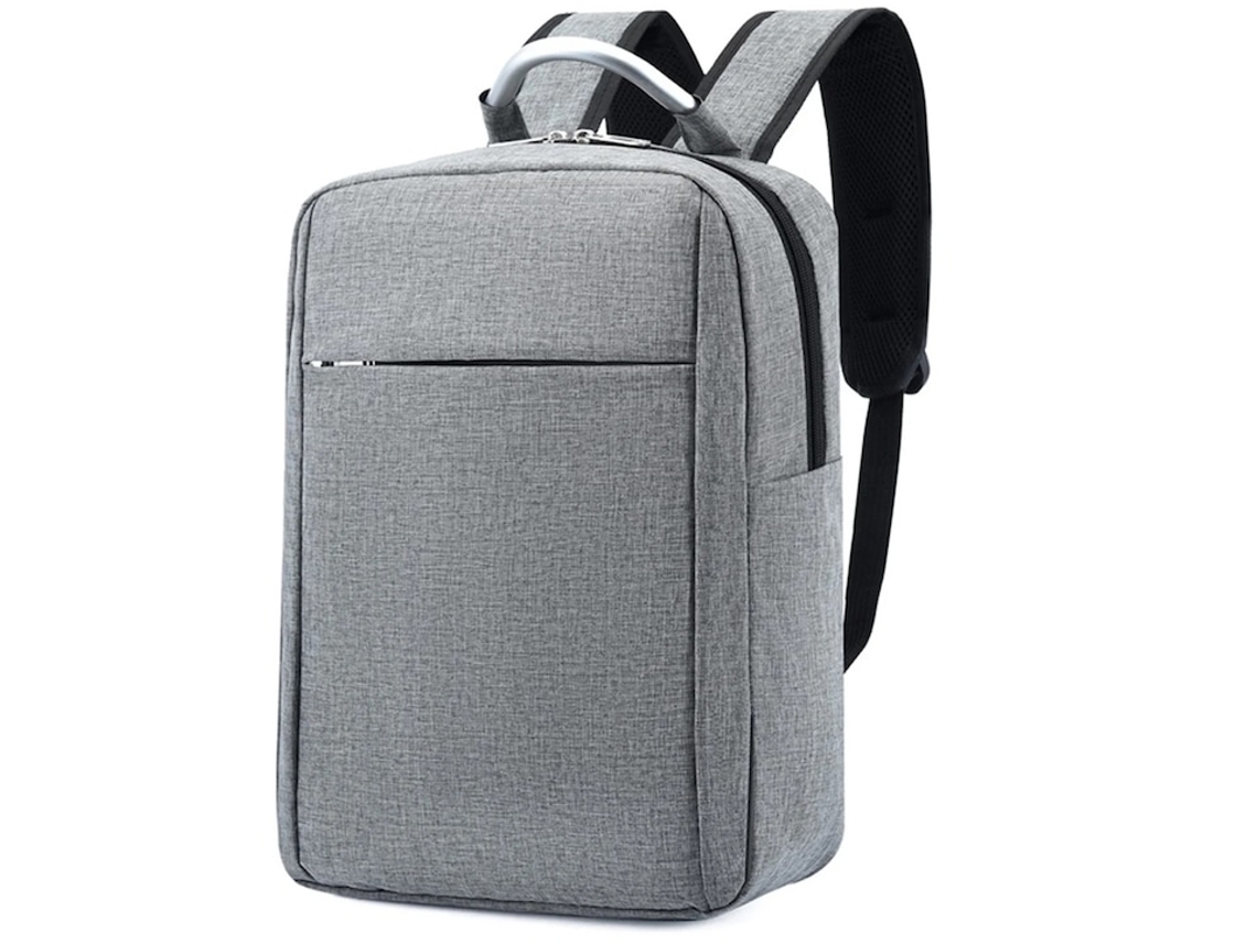Mochila Para Homem - Usb Cinza