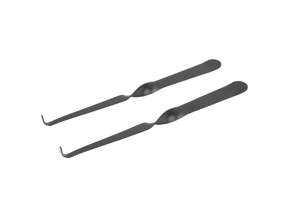 2 Peças De Colheres Para Mecheres De Aço Inoxidável Preto Para Apagar Velas