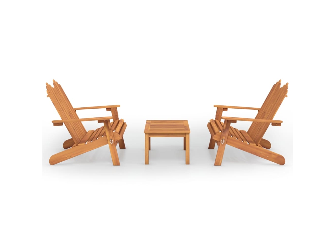 Garden Lounge Set, Garden Lounge Sets Vidaxl Marrom Madeira De Acácia (n/a)