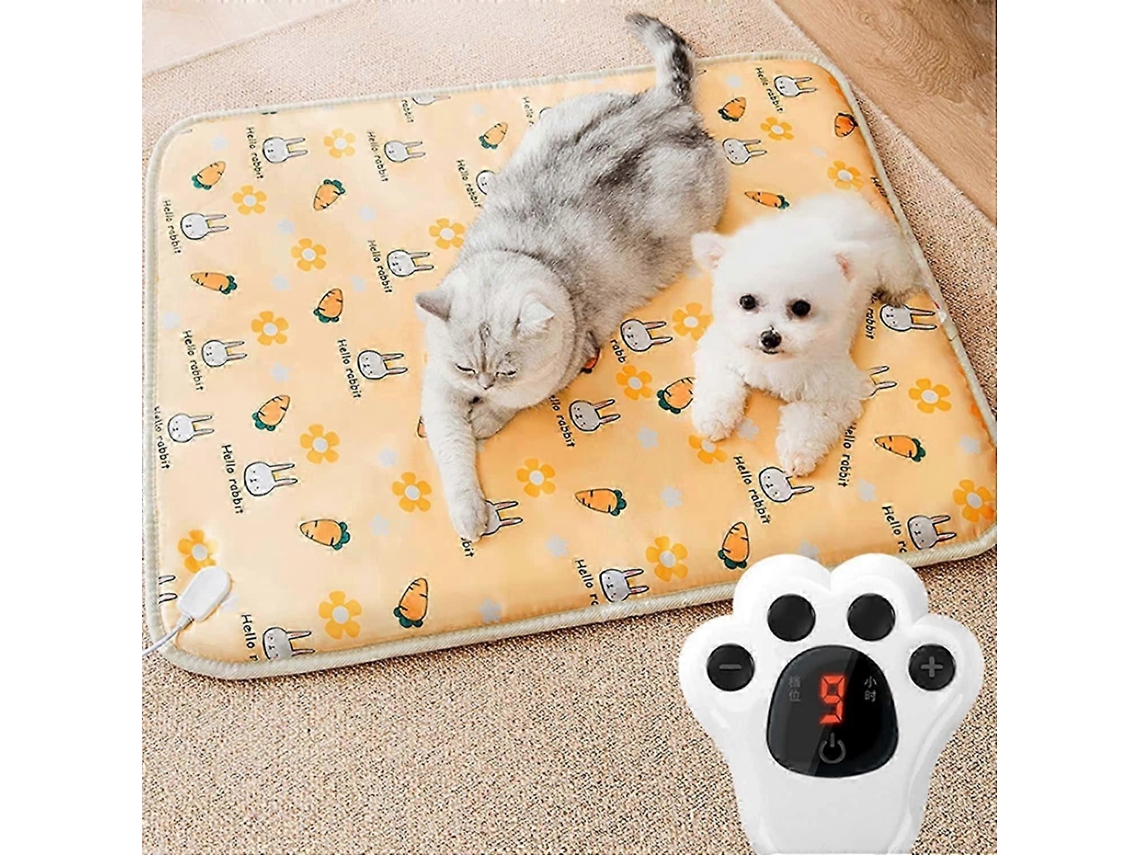 Cobertor Eltrico Para Animais De Estimao, Almofada De Aquecimento Eltrica Grande De 45 Cm X 40 Cm, Almofadas De Aquecimento Ajustveis. Olysi Shop