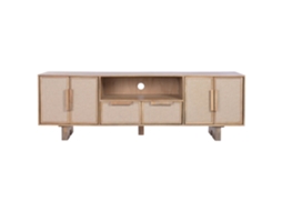Suporte de Tv em Rattan Cor Manga, 183x46x60cm ALEXANDRA HOUSE LIVING