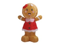 Inflável Garota de Biscoito de Gengibre de Dia dos Namorados 3,9ft com Luzes LED IP44 com S/MARCA