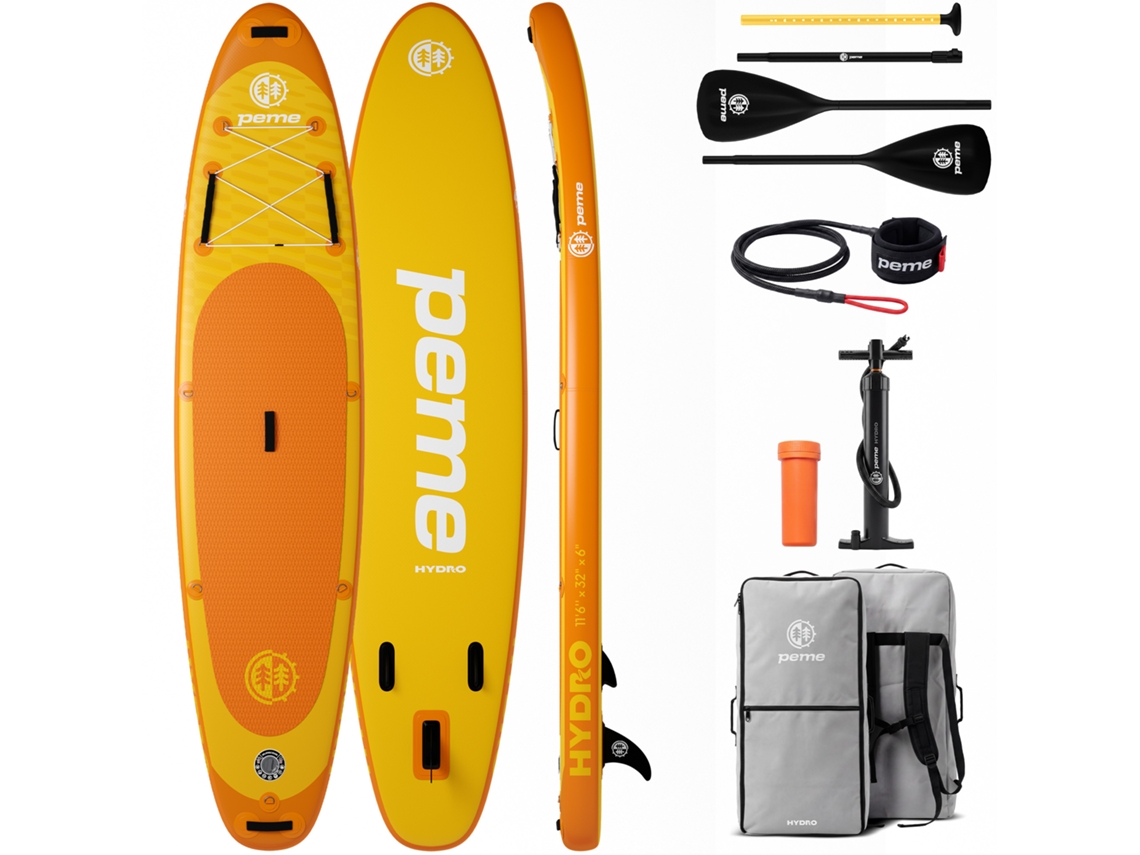 Conjunto De Prancha De Stand Up Paddle Peme Hydro Sup 350x81 Bright Sun
