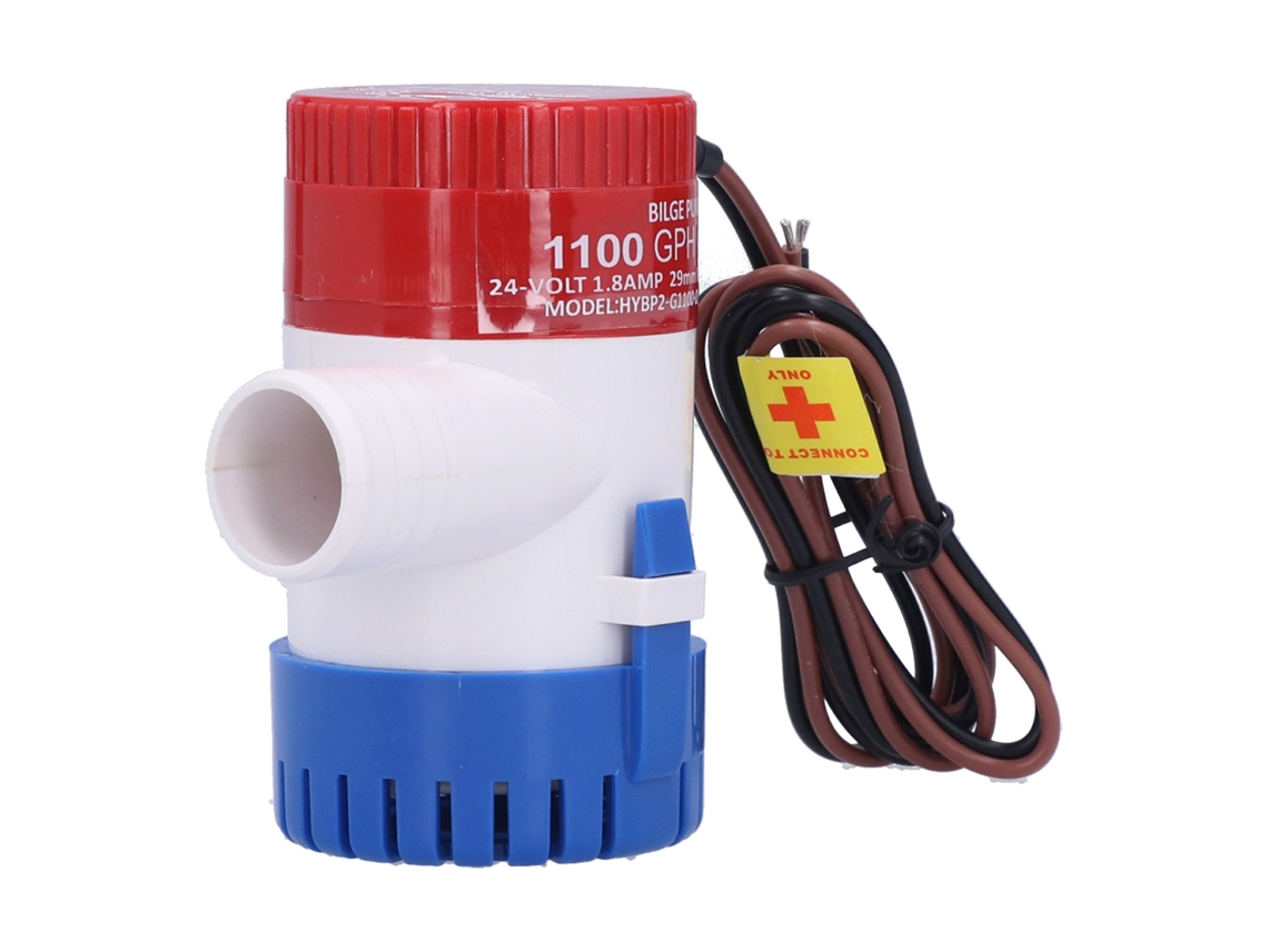 Bomba Sumergível De Água Dc Para Amostragem De Águas Residuais Barco Yate Drenagem Elevação 3m/4m 24v 1100g