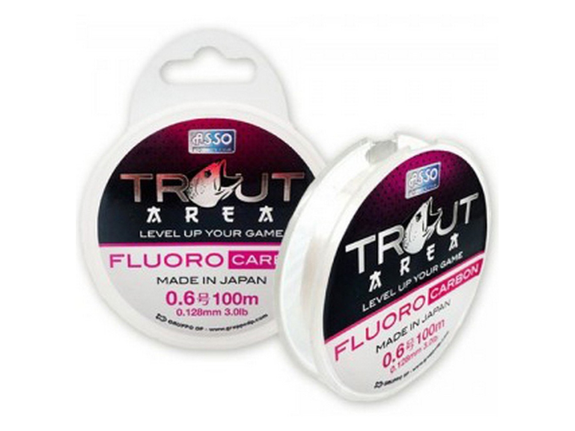 Fluorocarbono Trout Area Std 100 M Transparente 0.117 Mmasso