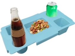 Bandeja de Servir Comida de Praia com Suporte para Celular Resistente a e SFUSHOS