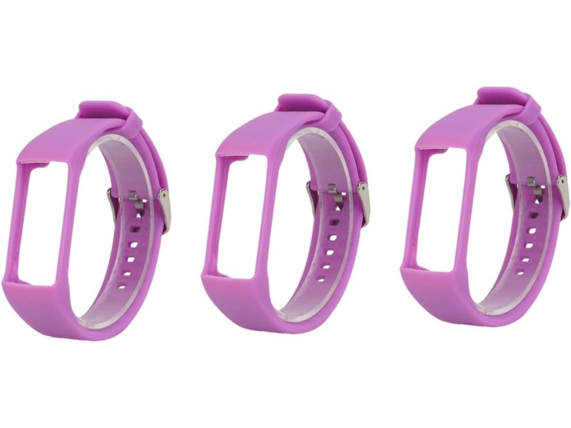 Conjunto De 3 Pulseiras De Relógio Compatíveis Com Os Modelos A360 E A370, Feitas De Silicone Confortável.