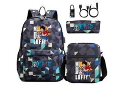 Mochila Escolar Integrada de Três Peças com Combinação de Cadeado, Ideal para Crianças, Educativo, Durável, Perfeito para Crianças, Educati STELASPLEN